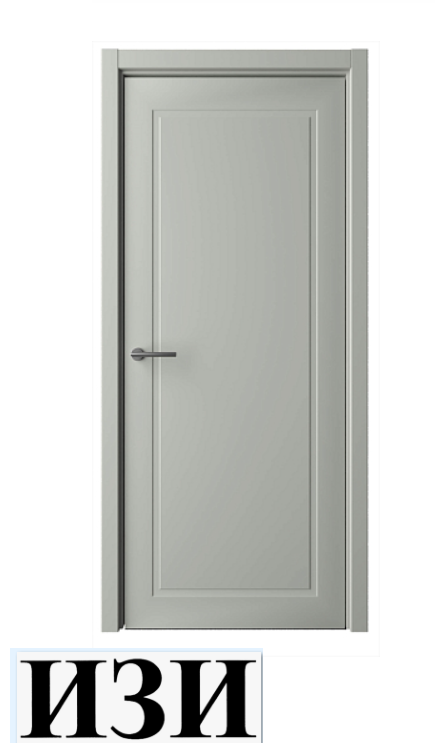 Дверь НеоКлассикаПРО-1 Серый Эмаль ПГ кромка В цвет полотна в Ростове-на-Дону