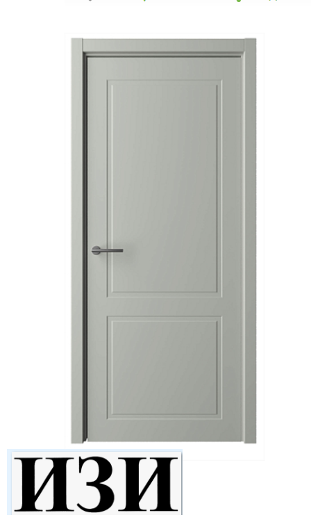Дверь НеоКлассикаПРО-2 серый Эмаль ПГ кромка В цвет полотна в Ростове-на-Дону