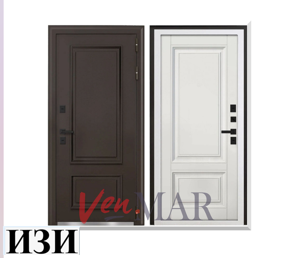 Входные двери Самури-2 Термо тобакко/ белый софт терморазрыв