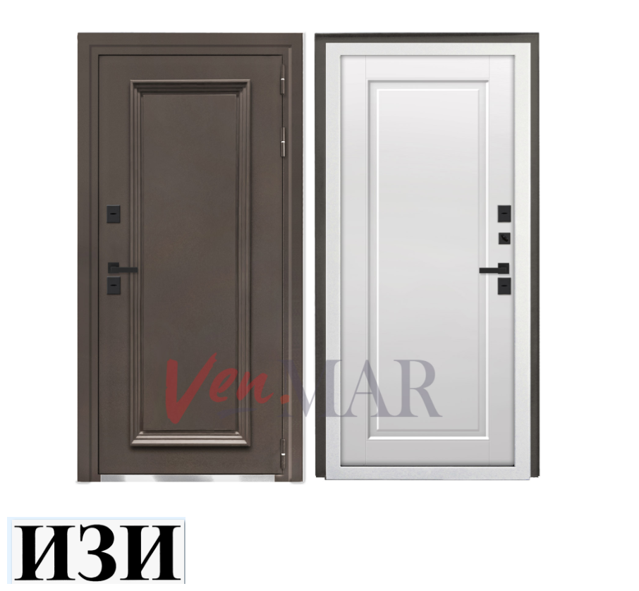 Входные двери Астерия Меланж Кортен терморазрыв