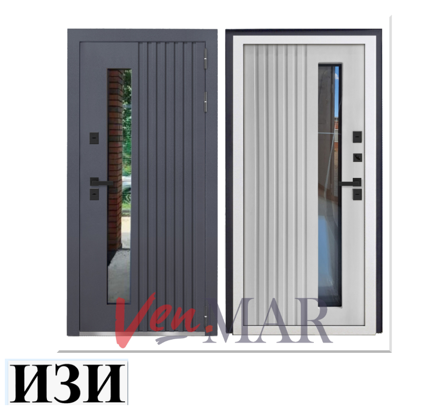 Входные двери Кронос Термо RAl 7021 терморазрыв