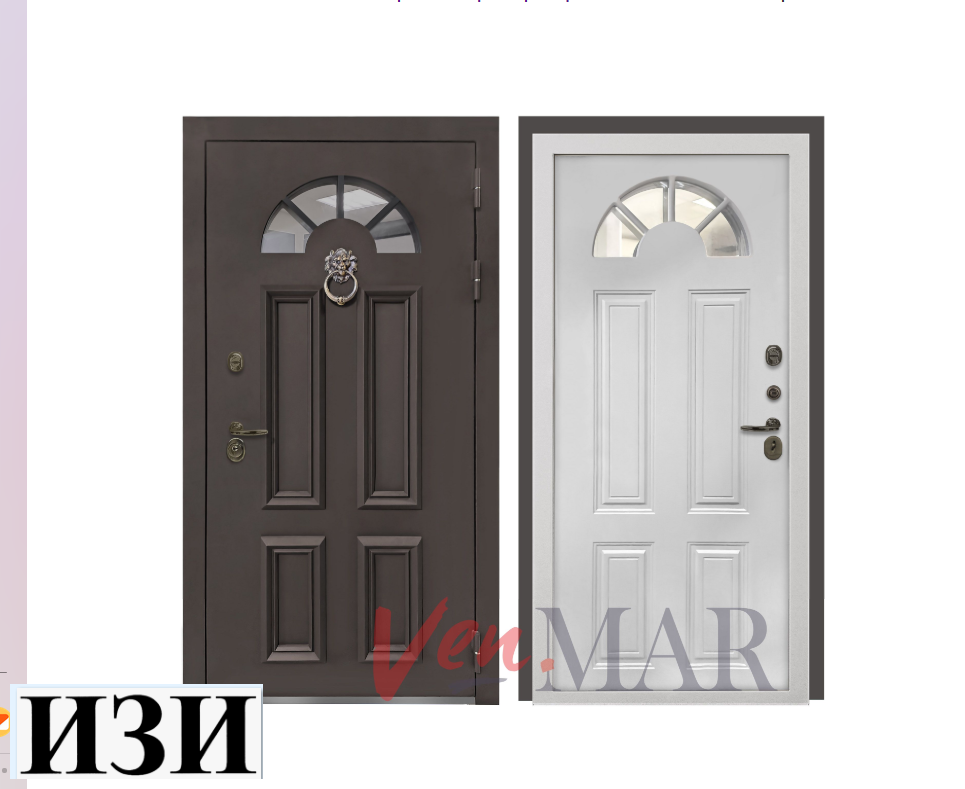 Входные двери Селена Термо Тобакко 2200мм терморазрыв