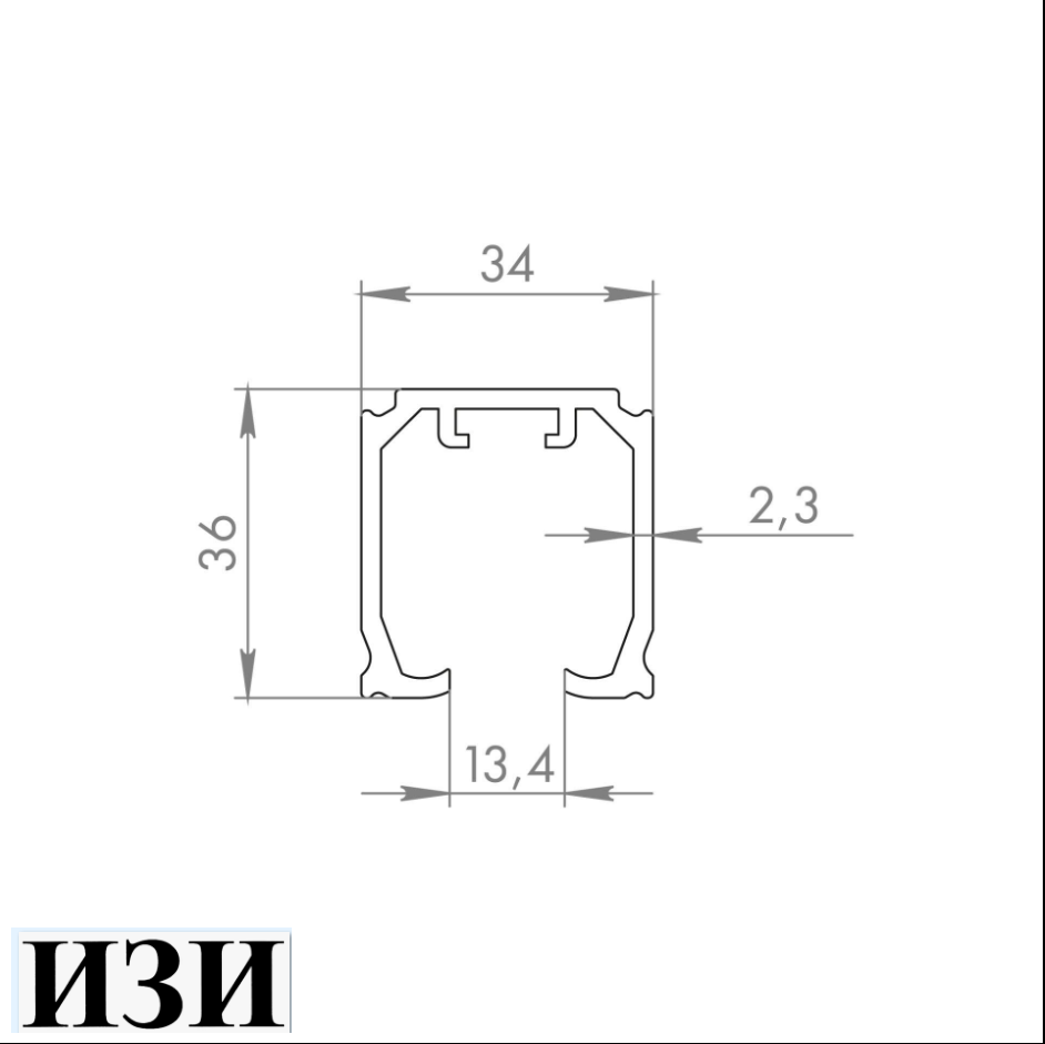 Системы открывания Armadillo Верхняя Armadillo (Армадилло) направляющая SLD.Comfort-PRO/3000 track AL алюминий