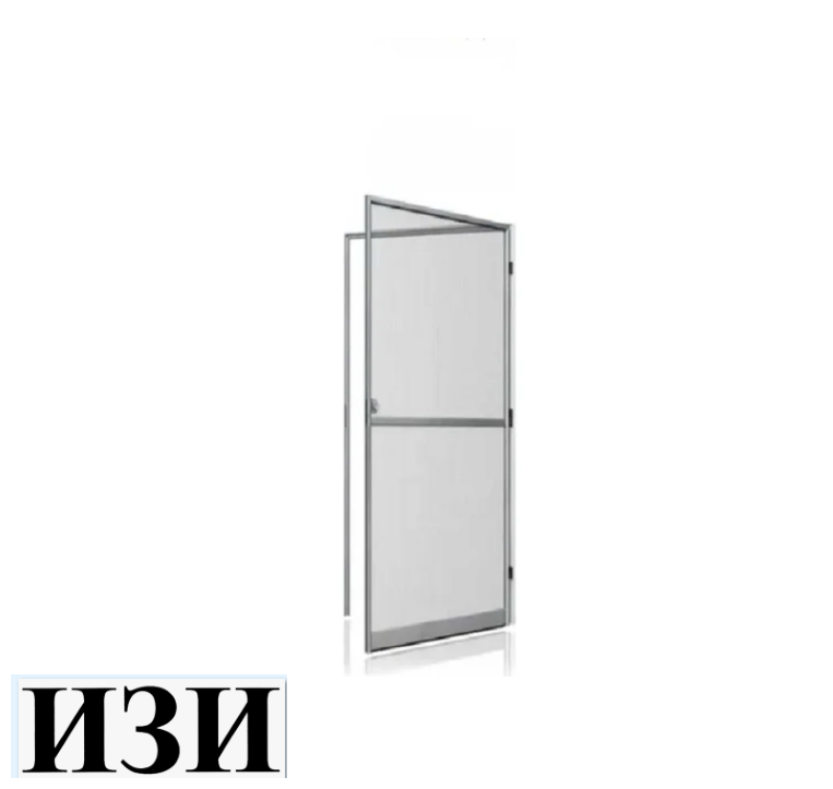 Москитная сетка на дверь, москитные системы белая, комплект для самостоятельной сборки