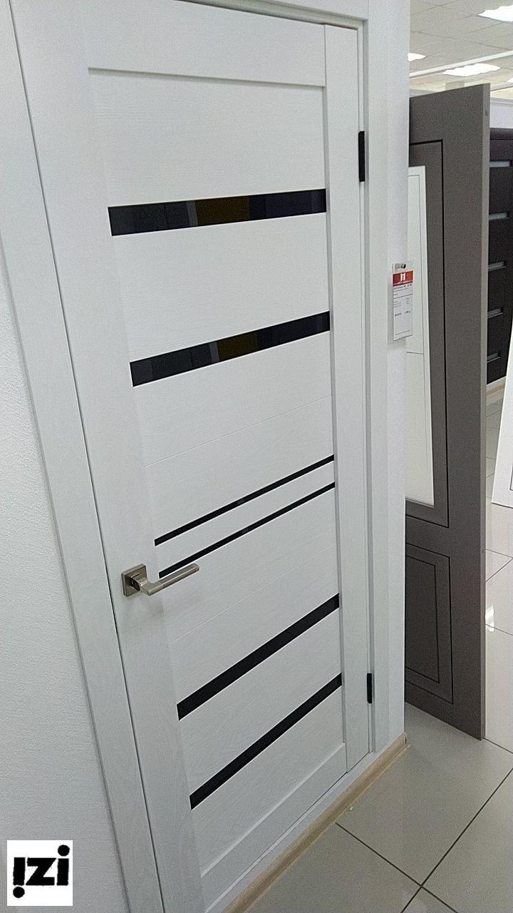 Межкомнатные двери ЭКО Делюкс 302 белый Бьянко (погонаж телескоп)