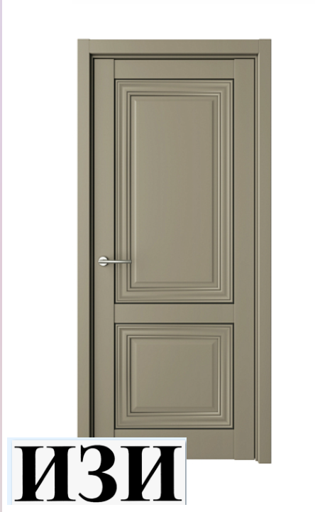 Дверь Спарта-2 с молдингом Серый Винил ПГ Молдинг черный в Ростове-на-Дону