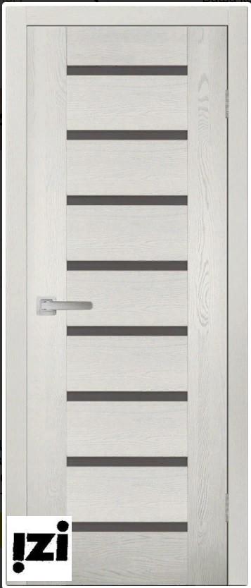 Межкомнатные двери ЗАКАЗНАЯ Дверь Хай-Тек № 3 структ. ВАЙТ  ПОЧ, 2000мм, 40мм, массив дуба DSW структурир., вайт)